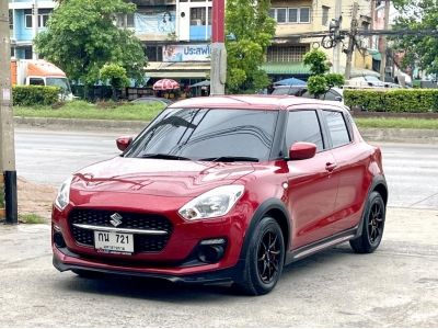 SUZUKI SWIFT มือสอง 1.2 GL PLUS  ปี 2022 เบนซิน ออโต้ สีแดง ไมล์ 27161 กิโล ฟรีดาวน์ ฟรีส่งรถ