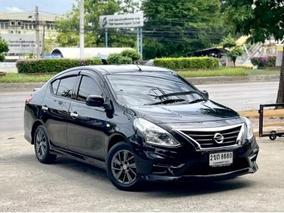 NISSAN ALMERA มือสอง 1.2 E SPORTECH 2015 เบนซิน เกียร์อัตโนมัติ สีดำ ฟรีดาวน์ ฟรีส่งรถ รูปที่ 0