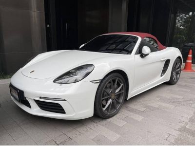 ขาย Porsche 718 Boxster ปี 2017 สีขาว หลังคาแดง เบาะแดง มีไฟแนนซ์เหลือ ออฟชั่นดี รูปที่ 0