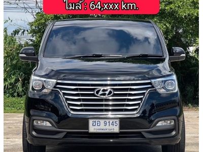 HYUNDAI H1 2.5 Elite plus ปี19 สีดำ รถบ้าน เจ้าของเดียวไมล์น้อย รูปที่ 0