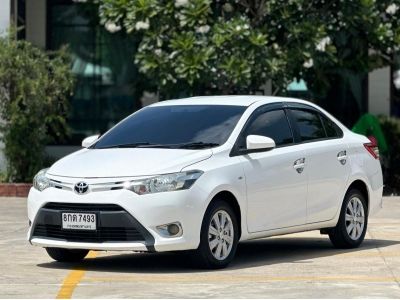 Toyota Vios 1.5E AT ปี 2016 สีขาว  เครื่องยนต์ฝาขาว ไมเนอร์เช้นจ์แล้ว