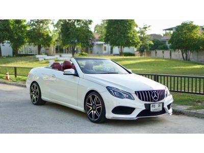 Benz E200 AMG Cabriolet W207 CBU ปี 2014 สีขาว เบาะแดง รูปที่ 0