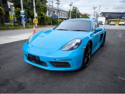 2017 PORSCHE 718 CAYMAN 2.0 Turbo PDK เกียร์ออโต้ สี Miami blue รหัส KPV53 รูปที่ 0