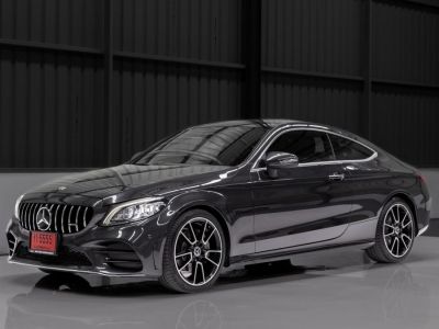 Mercedes Benz C200 Coupe AMG Dynamic W205 สีเทาดำ ปี23 รหัส EMG5555