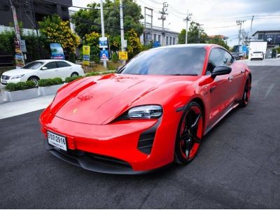 2020 Porsche Taycan 4S 4WD สีเทา wrap สีแดง รหัส KPV2916 รูปที่ 0