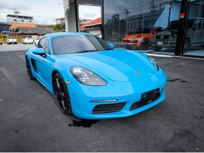 2017 PORSCHE 718 CAYMAN 2.0 Turbo PDK สี Miami blue วิ่งน้อยเพียง 47,XXX KM.