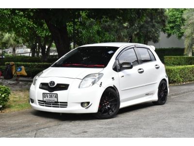 รุ่นรถ: Toyota Yaris 1.5G limited ปี: 2008 สี: ขาว  เครื่อง: เบนซิน เกียร์: ออโต้ รูปที่ 0