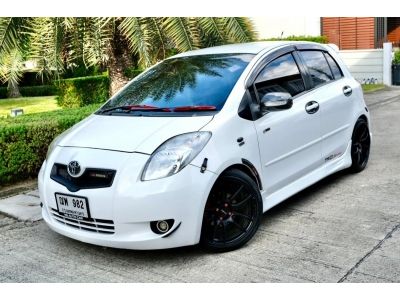 ไมล์แท้   Toyota Yaris 1.5G limited ปี 2008 สีขาว รถสวย ไมล์แท้ รูปที่ 0