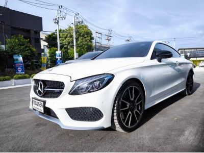 2018 BENZ C43 AMG สีขาว ไมล์เพียง 79,XXX KM. รูปที่ 0