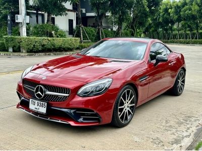 Mercedes Benz SLC43 AMG Roadster 2017 สีแดง รถศูนย์ไทย มือเดียว ไมล์น้อย รูปที่ 0