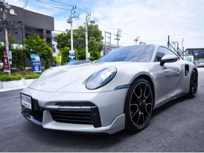 2021 PORSCHE 911 CARRERA TURBO S สี crayon ภายในแดง วิ่งน้อยสุดเพียง 18,XXX KM รถสวยสุด ชุดแต่ง TECH ART รูปที่ 0