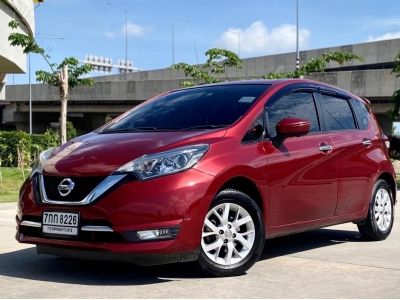 NISSAN NOTE 1.2VL TOP ปี 2017 จด 2018 AUTO สีแดง รถบ้าน รถสวยเดิมทั้งคัน