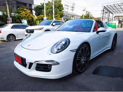 2017 PORSCHE 911TARGA 4S 3.8 PDK  สีขาว ภายในแดง ไมล์น้อยเพียง 14,XXX KM.