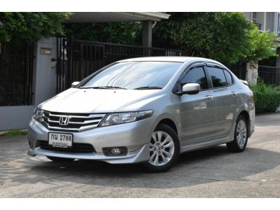 Honda City 1.5V CNG โรงงาน ปี 2013 auto ไมล์แท้ 110,000 กม.