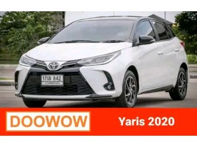 TOYOTA YARIS 1.2 Sport Premium Black Roof เกียร์ออโต้ ปี 2020