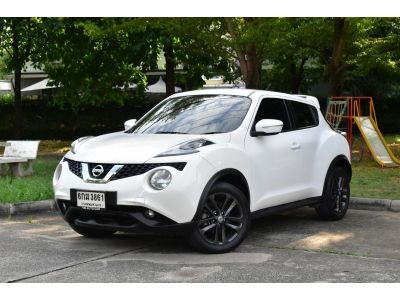 รถสวยตรงปก Nissan Juke 1.6V Minorchange  ปี 2017 สีขาว ออโต้ เบนซิน ไมล์ 7x,xxx km.