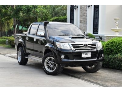 Toyota Hilux Vigo  Champ 2.5E Prerunner 4ประตู  ปี 2012 : สีดำ : ออโต้ : ดีเซล : ไมล์ 85,xxx km.