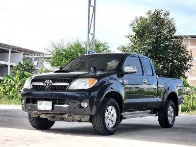 Toyota Vigo CAB 3.0 E M/T ปี 2007 รถสีดำ รถบ้านแท้ เลขไมล์ 180,xxx km.