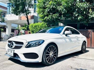 BENZ C250 Coupe (นำเข้า) ปี 2017 เลขไมล์ 80,xxx km. แท้ๆ