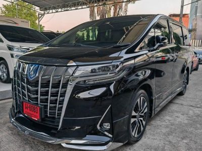 Toyota​ Alphard​ Hybrid​ GF 2018 Top option​ สีดำ เลขไมล์ 170000 km.