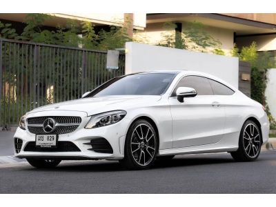 2019 วิ่ง 13x,xxx กิโล C200 Coupe Amg Dynamic FaceLift  สีขาวเบาะแดง