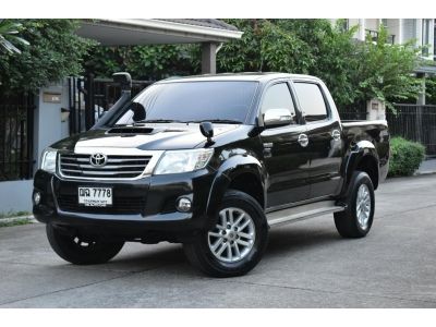 ไมล์ 85,000 กม. Toyota Hilux Vigo  Champ 2.5E Prerunner 4ประตู  ปี 2012 สีดำ ออโต้  ดีเซล  ไมล์ 85,xxx km.