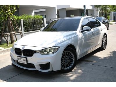 ไมล์ 110,000 กม. BMW 320d luxury เครื่องดีเซล ปี2012 จด 2014 เกียร์ออโต้ สีขาว