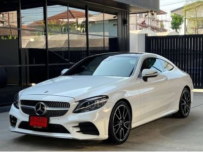 BENZ C200 COUPE AMG หลังคาแก้ว ปี20 วิ่ง60000 KM