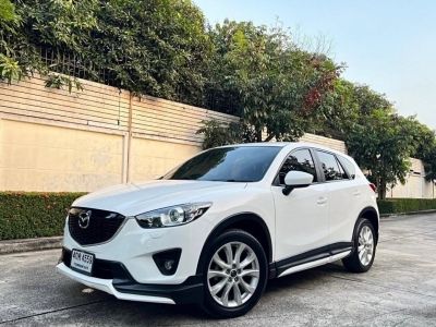 ไมล์ 114,000 กม. โทร. 092-2639576 เอ๋  MAZDA CX5 2.2 XDL AWD Top 2015 ดีเซล สีขาว