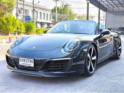 2017 PORSCHE 911.2 CARRERA CABRIOLET S COUPE สีดำ เลขไมล์เพียง 20,XXX KM.