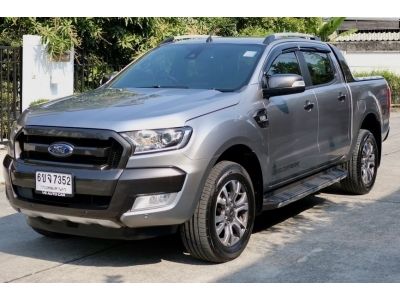 Ford Wildtrak 3.2 4WD ปี2018 สีเทา Top 4 ประตูตัวสูง ออโต้ ดีเซล