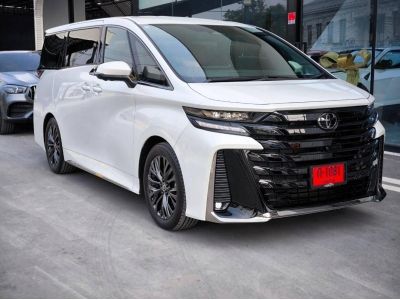 2024 TOYOTA VELLFIRE 2.5 Hybrid Z-Premier HEV E-FOUR สีขาว ภายในน้ำตาล เลขไมล์เพียง 500 KMใ