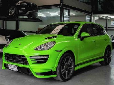 Porsche Cayenne 3.0 Diesel ฝาดำ ปี 2013 สีเขียว ไมล์น้อย Full option ราคาดีสุด