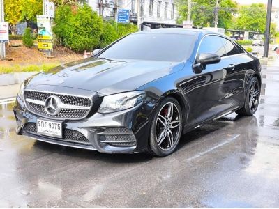 2019 BENZ E200 COUPE AMG DYNAMIC สีดำ ภายในแดง วิ่งเพียง 64,XXX KM.