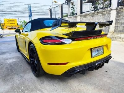 2019 PORSCHE BOXSTER 718 PDK 2.0 Turbo สีขาว WRAP เหลือง รูปที่ 11