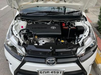 TOYOTA YARIS 1.2J ปี 17 รถสวย ไม่เคยชน ไม่เคยติดแก็ส สติกเกอร์ติดจาศูนย์ รูปที่ 12