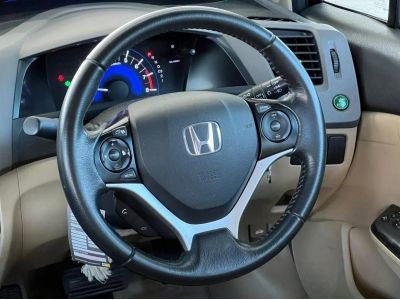 2012 HONDA CIVIC 1.8 E NAVI A/T สีดำ รูปที่ 12