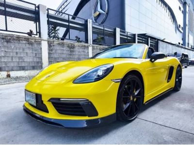 2019 PORSCHE BOXSTER 718 PDK 2.0 Turbo สีขาว WRAP เหลือง รูปที่ 14