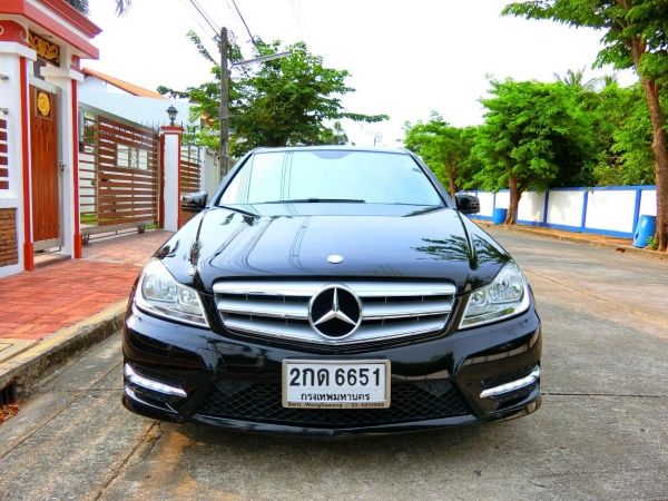 BENZ C200 COMPRESSOR ELEGANCE ปี2013 รถเบ๊นซ์ไทยแลนด์ ประวัติศูนย์ป้ายแดงเช็คประวัติได้เลยค่ะ รูปที่ 1