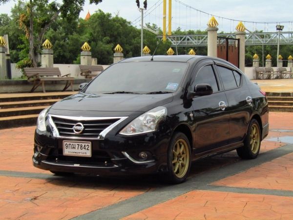 NISSAN ALMERA 1.2 E AT 2015 สีดำ รูปที่ 1