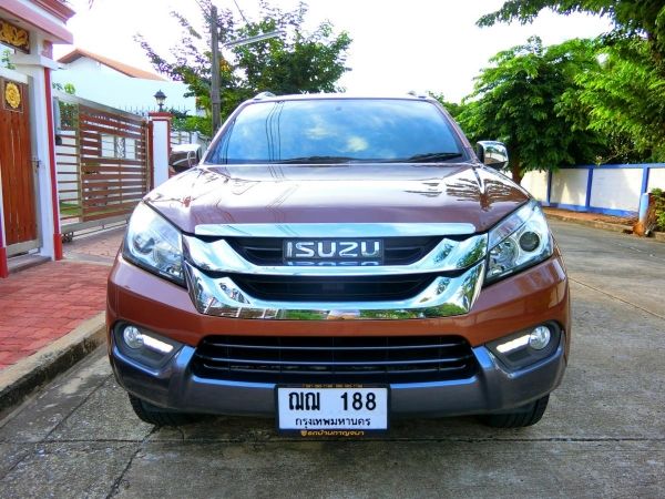 isuzu mu-x รุ่น 3.0 DVD เนวิเกเตอร์ 4WD ปี 2014 top สุดมือเดียวออกห้างป้ายแดง รูปที่ 1