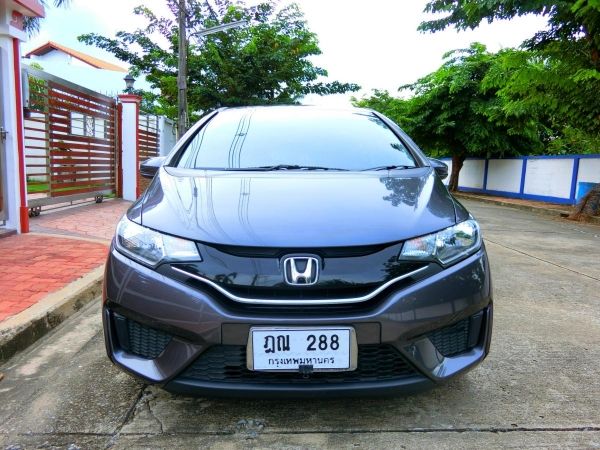 HONDA JAZZ   1.5 V iVTECปุ่มSTART KEY LESS ไม่มีชนรถสวยมือเดียวไม่แก็ส  รถเจ้าของเดียว กล้องหลัง ECONOMY BOTTOMประหยัดน้ำมันสุดพร้อมใช้งาน รูปที่ 1