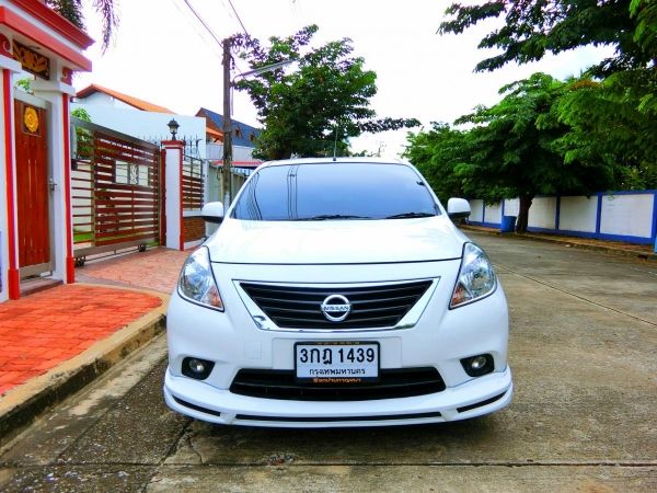 NISSAN ALMERA 1.2 VL SPORT VERSION ปี2014 สีขาว รถมือเดียวจากป้ายแดง สภาพสวยพร้อมใช้ค่ะ รูปที่ 1