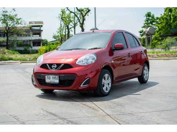 NISSAN MARCH 2018 (โฉม 17-20) CVT 1.2E A/T สีแดง : เซลล์บูล รูปที่ 1