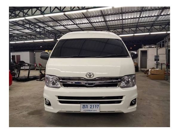 รถบ้านแท้ Toyota Hiace Commuter 2.7 vvt I ปี 2012  เล่มเอกสารพร้อมโอน ไม่เคยเป็นรถรับจ้าง  จัดไฟแนนซ์ได้เต็ม 100% ออกรถใช้เงิน 3,000 บาทเท่านั้น ขายราคา 418,000 บาท เงินสดลดได้ รูปที่ 1