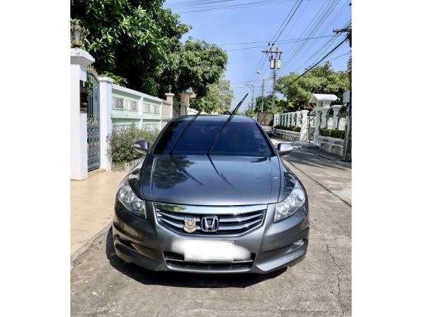 2012 Honda Accord 2.0 EL i-VTEC สีเทา รถบ้านมือเดียว สภาพดี รูปที่ 1