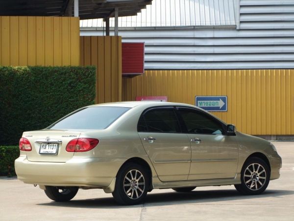 Toyota Altis 1.6E ปี2005 รถบ้าน ไม่เคยเป็นแท๊กซี่ ติดแก๊สLPGหัวฉีดถังโดนัท  รถสวย ไม่เคยชน ไม่เคยจมน้ำ เครื่อง,เกียร์,ช่วงล่าง,แอร์,สมบูรณ์ครบทุกฟังชั่น ราคา 148,000.- ผ่อยสี่พันกว่าบาทสี่ปี Id Line.0 รูปที่ 1
