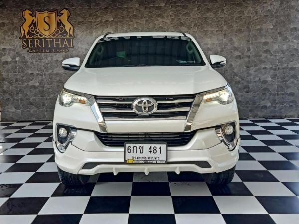 TOYOTA NEW FORTUNER 2.4 V NAVI ปี 2017 สีขาว รูปที่ 1