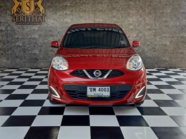 NISSAN MARCH 1.2 E ปี 2018 จดทะเบียนปี 2019 สีแดง รูปที่ 1