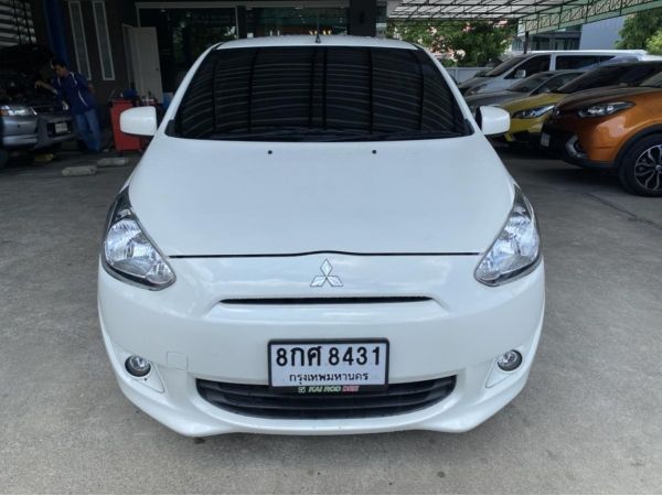 MITSUBISHI MIRAGE 1.2 GLS สีขาว ปี 2013 รูปที่ 1